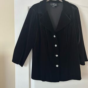 Black Velvet Women's Jacket